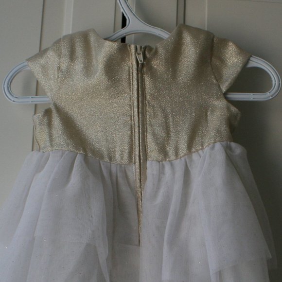 3/$20 H&M gold tulle fancy dress baby 6 months - Picture 12 of 16